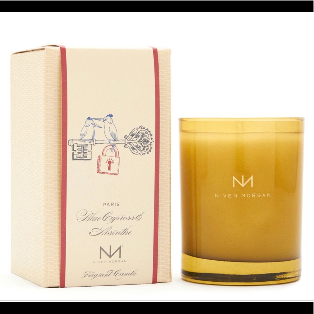 Niven Morgan Paris Blue Cypress & Absinthe Candle